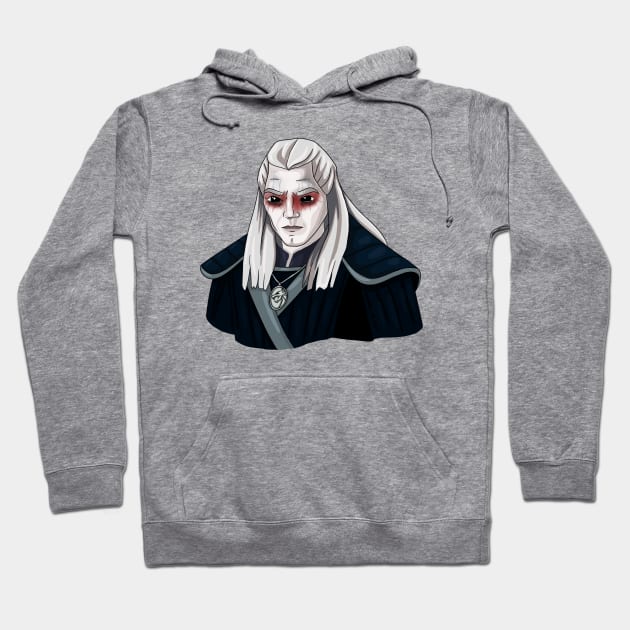 Geralt of Rivia T-Shirt Hoodie by design_yurevi